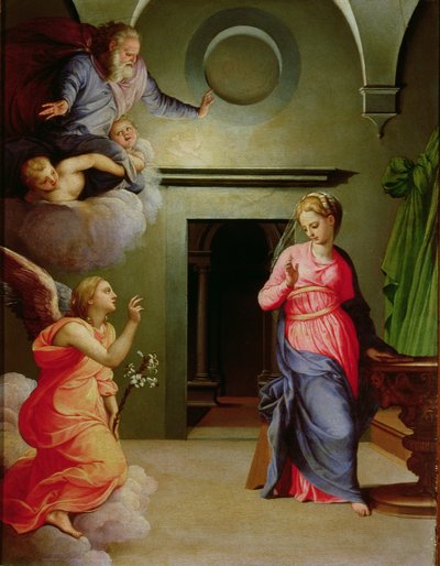 The Annunciation by Agnolo Bronzino